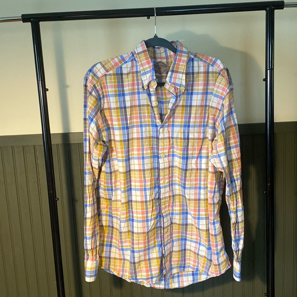 Bill’s Khakis long sleeve sport shirt. Made in USA.